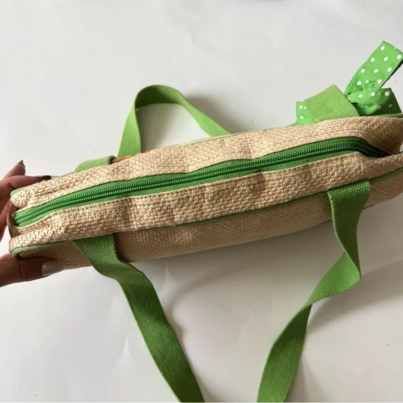 Paul Frank Rattan Purse "Bees don't feed the bears" vintage Y2K - Picture 10 of 15